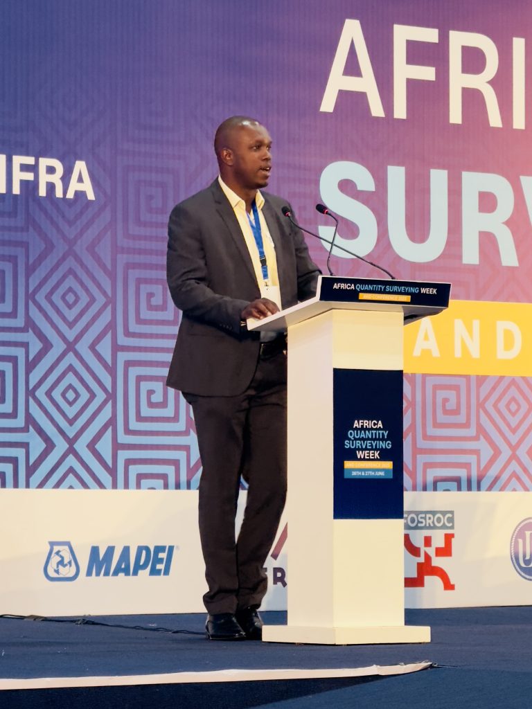 roud moment for TIQS! QS Bernard Ndakidemi, Our President, serving as the AAQS Vice President for East African Region, delivered inspiring opening remarks to the AAQS delegations at Africa Quantity Surveying week and Conference, Kigali Rwanda today 26th June, 2025. A strong voice for East Africa and a testament to Tanzania’s leadership in the Quantity Surveying profession.
